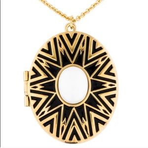 House of Harlow 1960 Black and Gold Necklace